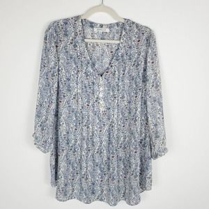 Rose + Olive Floral Blouse